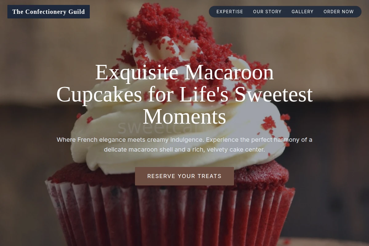 Macaroon Cupcake