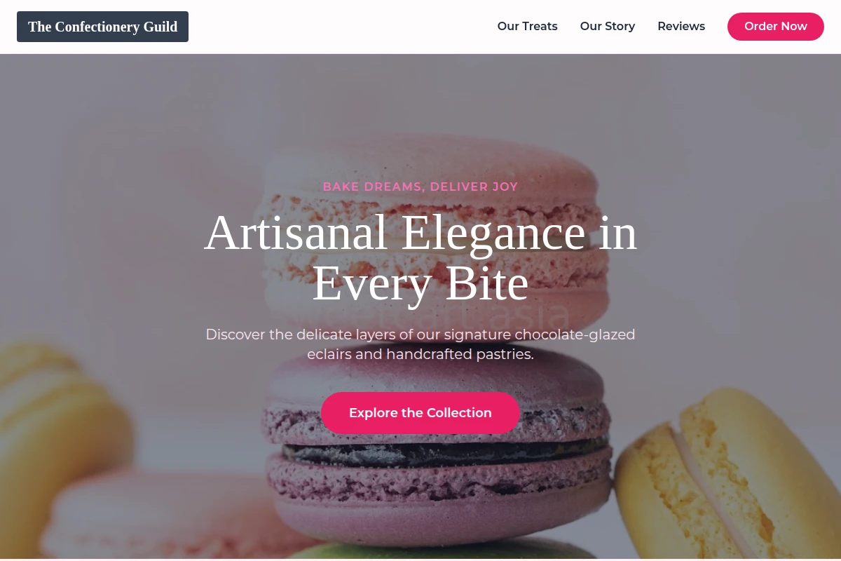 Eclair Dessert